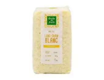 Riz long grain blanc grain de frais