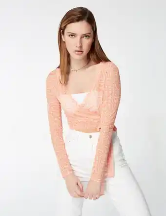 Top cache-coeur en mesh