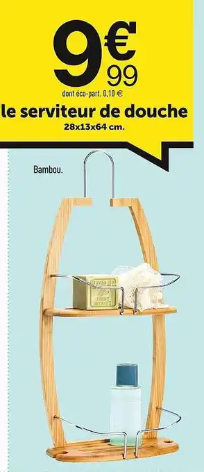Centrakor Le serviteur de douche offre