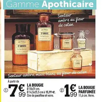 Centrakor La bougie la bougie parfumée offre