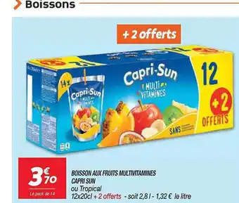 Netto Boisson aux fruits multivitamines capri cun offre