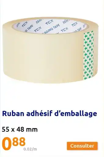 Action Ruban adhésif d'emballage offre