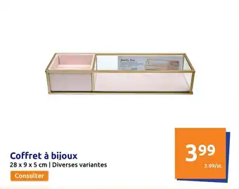 Action Coffret à bijoux offre