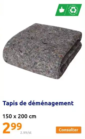 Action Tapis de déménagement offre