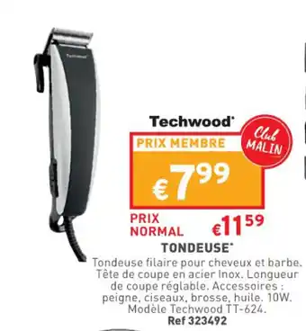 Trafic Tondeuse offre
