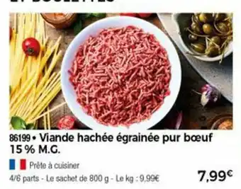 Thiriet Viande haché égrainee pur bœuf offre