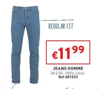 Trafic Jeans homme offre