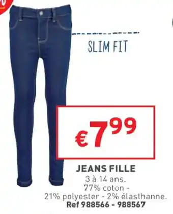 Trafic Jeans fille offre