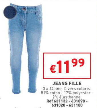 Trafic Jeans fille offre
