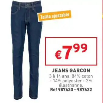 Trafic Jeans garcon offre