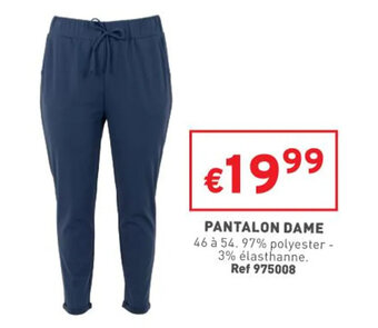 Trafic Pantalon dame offre