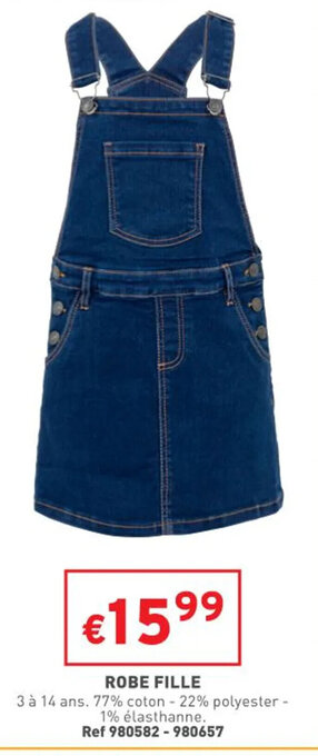 Trafic Robe fille offre