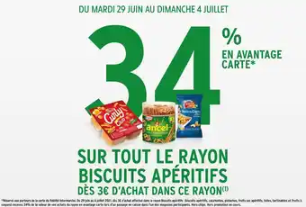 BON PLAN SUR TOUT LE RAYON BISCUITS APÉRITIFS DE MARQUES VICO , DR.OETKER , BOUTON D'OR
