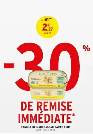 Intermarché VANILLE DE MADAGASCAR offre