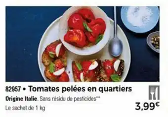 Thiriet Tomates pelées en quartiers offre