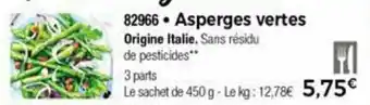 Thiriet Asperges vertes offre