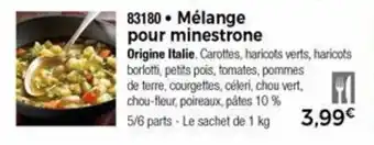 Thiriet Mélange pour minestrone offre
