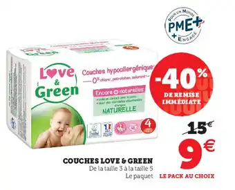 Super U LOVE & GREEN couches offre