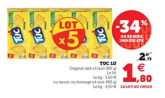 Super U LU tuc offre