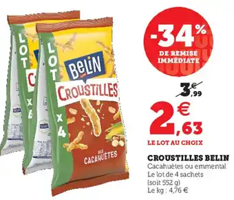Super U BELIN croustilles offre