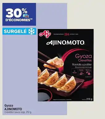 Carrefour City Gyoza ajinomoto offre