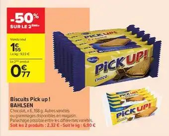 Carrefour Contact Biscuits pick up ! bahlsen offre