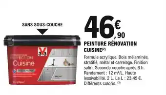 E.Leclerc Brico Peinture rénovation cuisine v33 offre