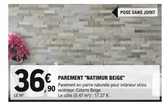 E.Leclerc Brico Parement offre