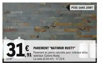 E.Leclerc Brico Parement offre