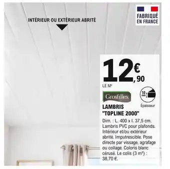 E.Leclerc Brico Lambris offre