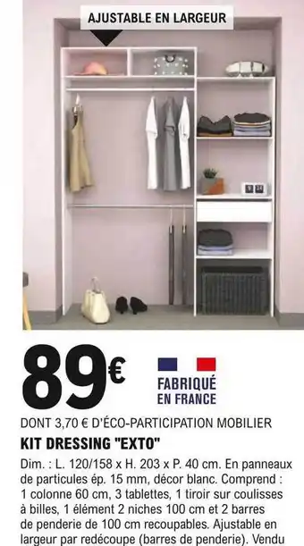 E.Leclerc Brico Kit dressing offre