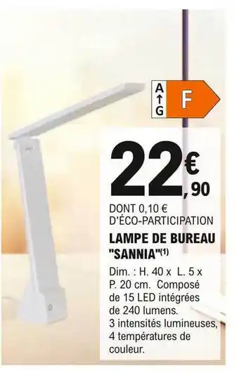 E.Leclerc Brico Lampe de bureau offre