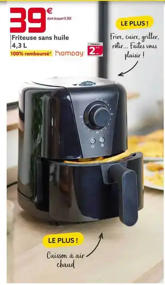 Gifi Friteuse sans huile 4,3l homday offre