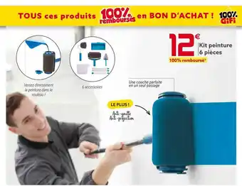 Gifi Kit peinture 6 pièces offre