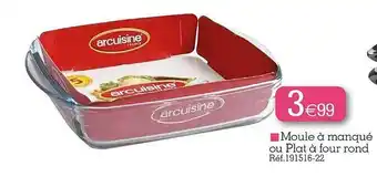 Kandy Moule à manqué ou plat à four rond offre