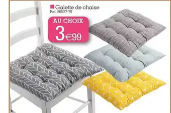 Kandy Galette de chaise offre