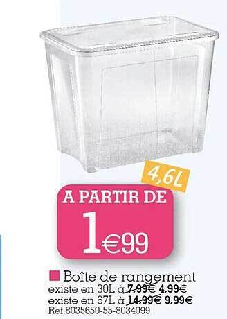 Kandy Boîte de rangement offre