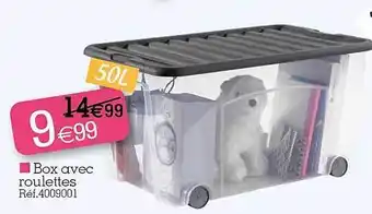 Kandy Box avec roulettes offre
