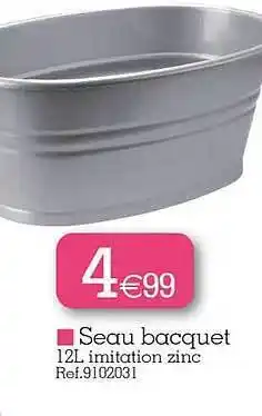 Kandy Seau bacquet offre