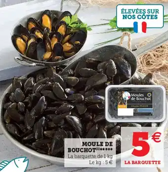 Super U Moule de bouchot offre