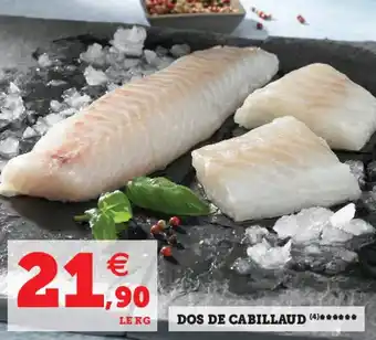 Super U Dos de cabillaud offre