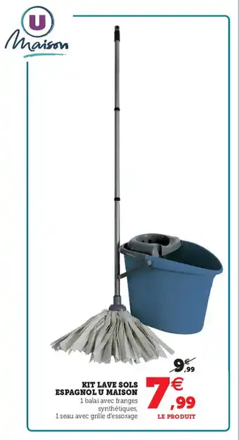Super U Kit lave sols espagnol u maison offre