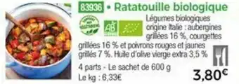 Thiriet Ratatouille Biologique offre