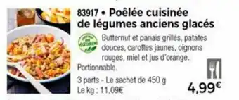 Thiriet Poêlée Cuisinée De Légumes Anciens Glacés offre