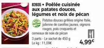 Thiriet Poêlée Cuisinée Aux Patates Douces offre