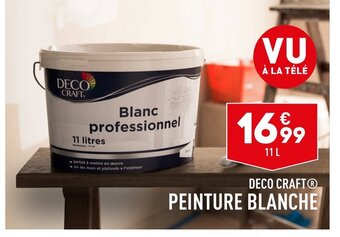 ALDI Deco Craft Peinture Blanche offre