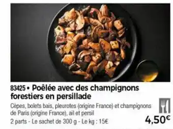 Thiriet Poêlée Avec Des Champignons offre