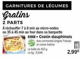Thiriet Gratin Dauphinois offre