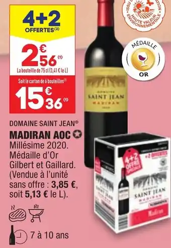 ALDI Domaine Saint Jean Madiran AOC offre