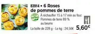 Thiriet 6 Roses De Pommes De Terre offre